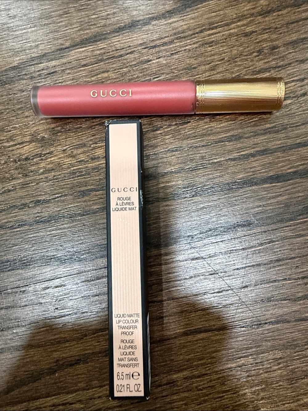 Gucci Liquid Matte Lipstick - Warm Rose